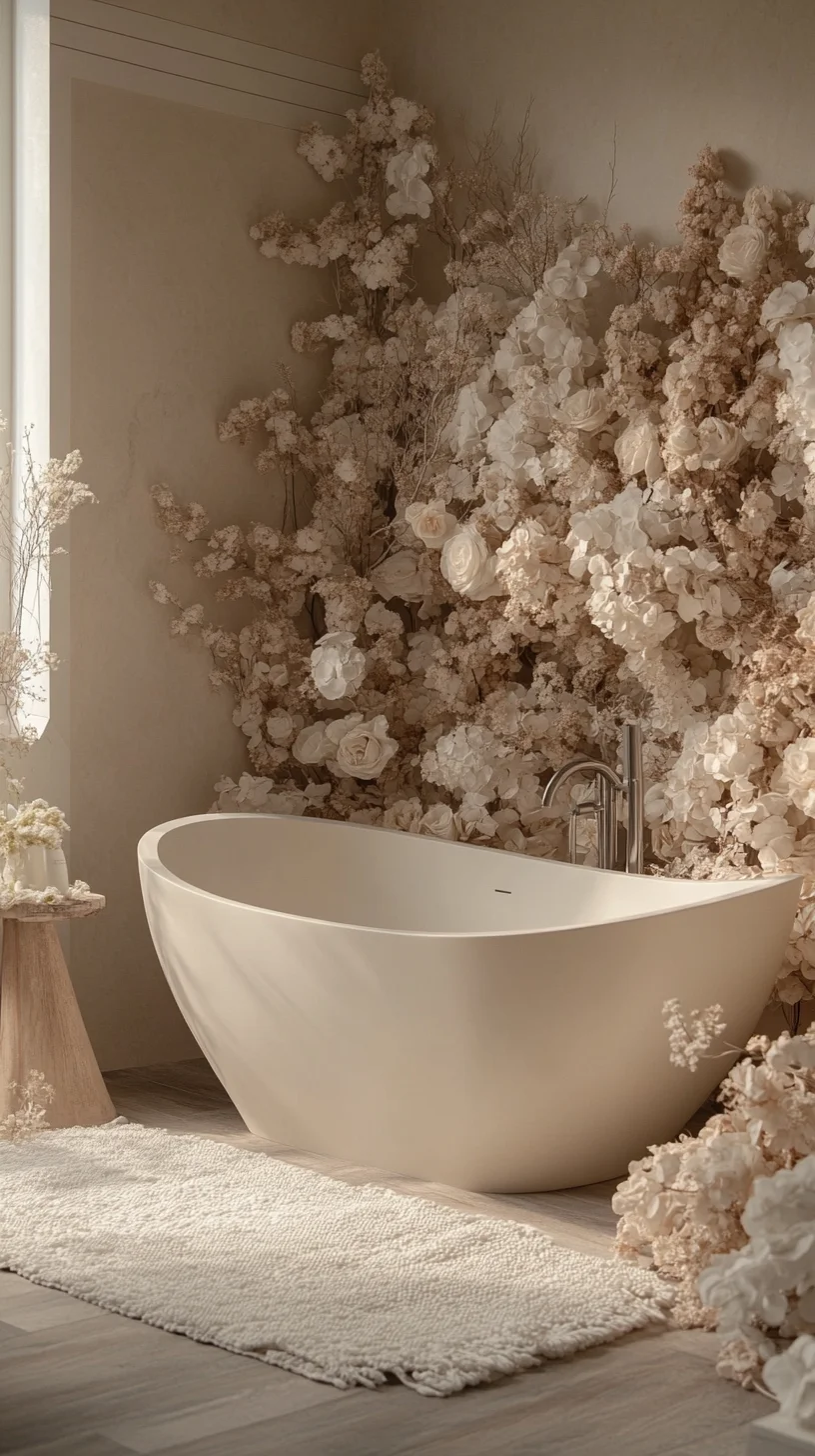 Embrace Serenity: Transform Your Bathroom with Floral Elegance