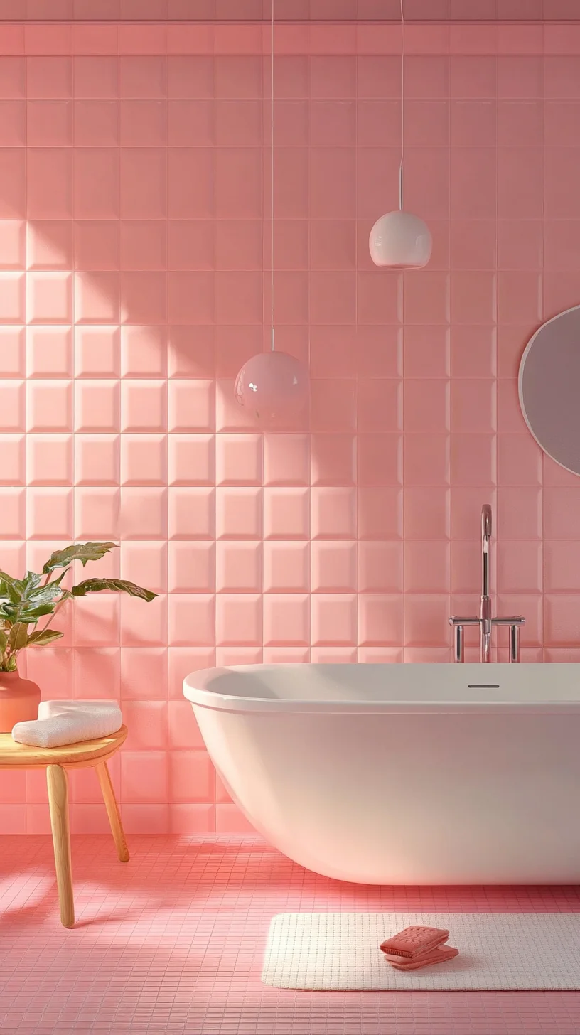 Embrace Serenity with Soft Pink Bathroom Bliss: Your Ultimate Relaxation Retreat