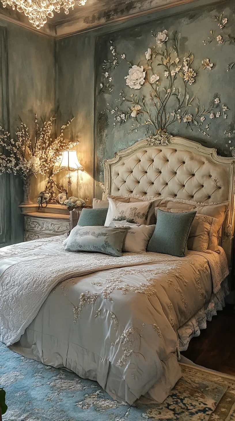 Embrace Timeless Elegance: A Floral-Inspired Sanctuary for Restful Nights