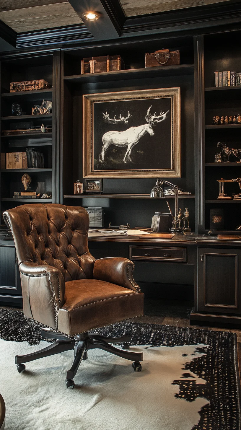 Embrace Timeless Elegance with Classic Leather Office Decor