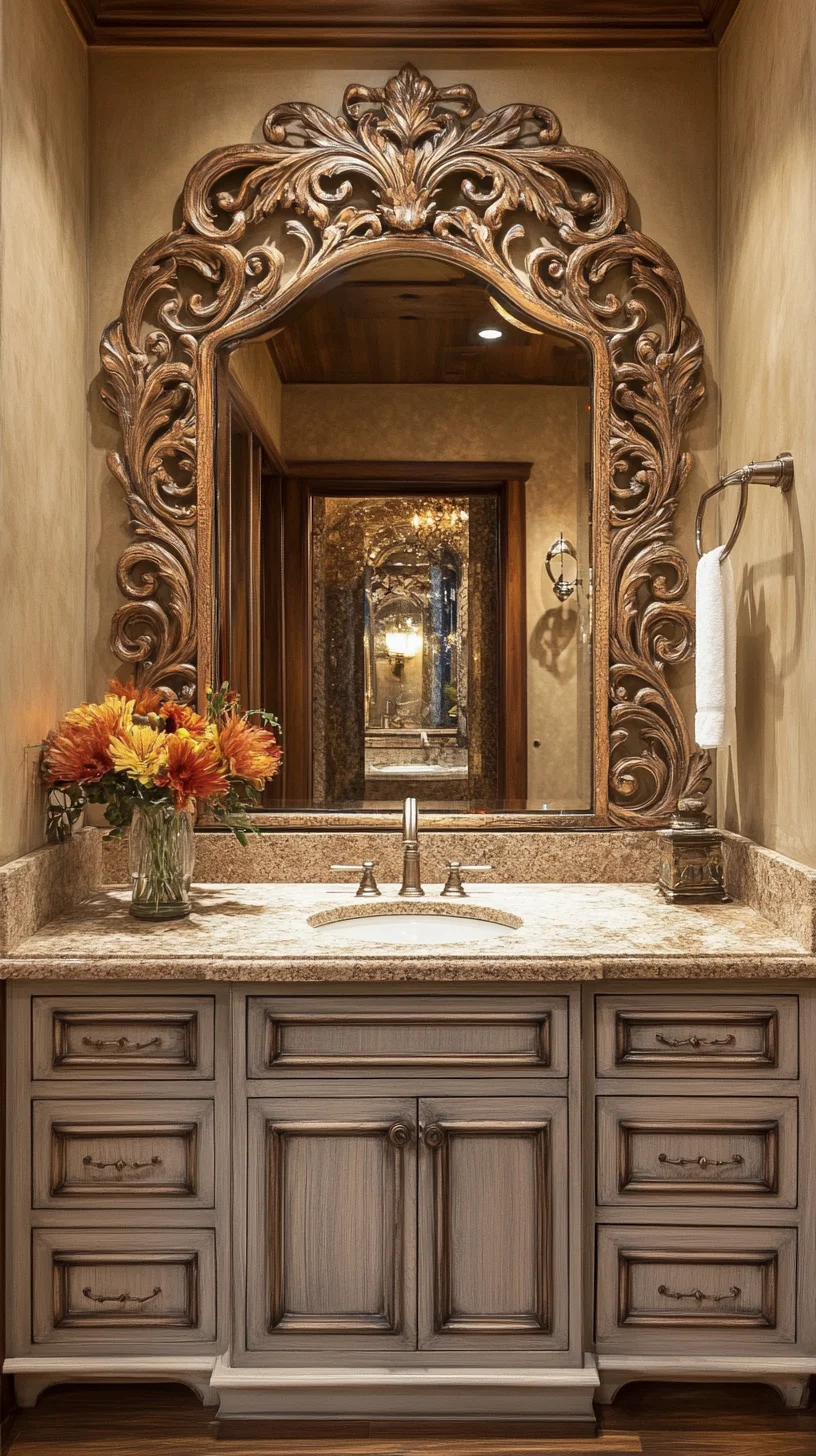 Embrace Timeless Elegance with Ornate Bathroom Decor