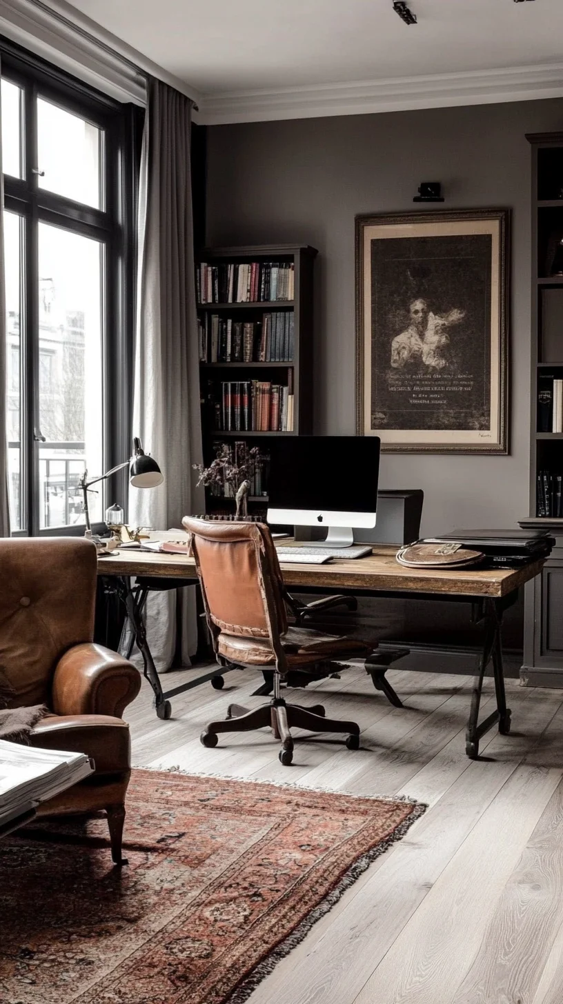 Embrace Urban Chic: A Stylish Workspace for the Modern Professional