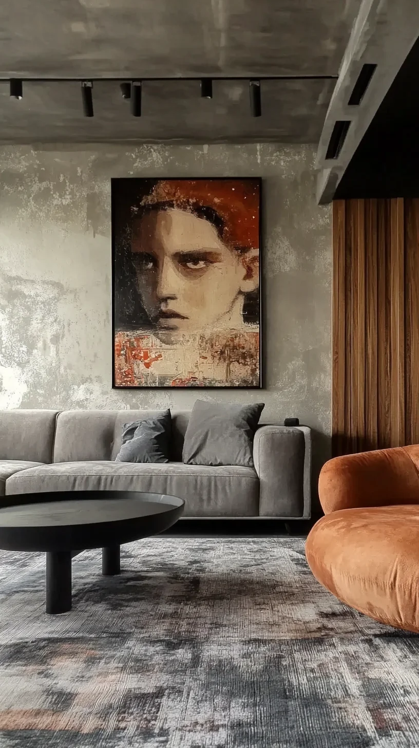 Embrace Urban Elegance: A Chic Fusion of Modern Art and Cozy Comfort