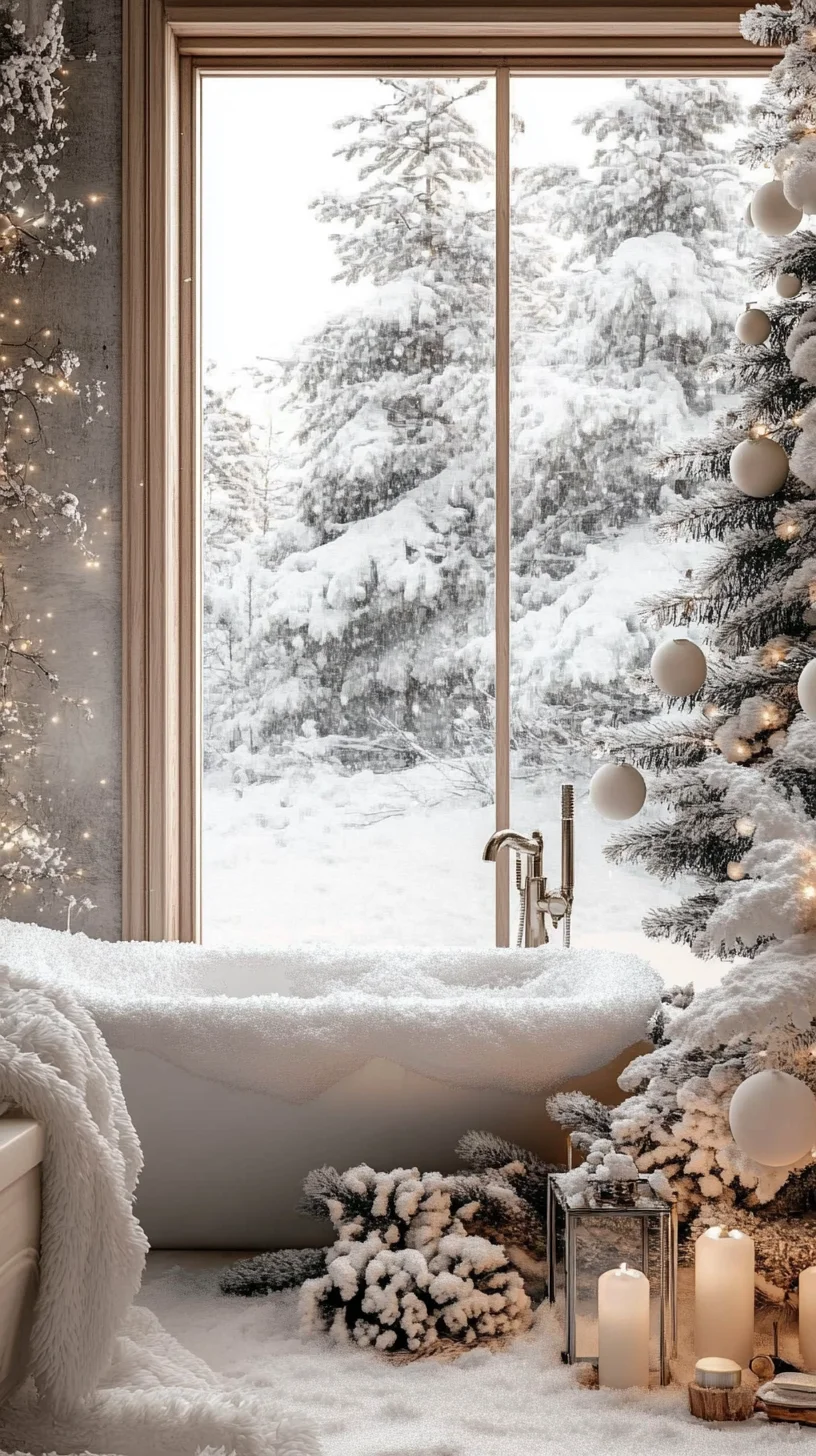 Embrace Winter Serenity: Transform Your Bathroom into a Cozy Snowy Retreat