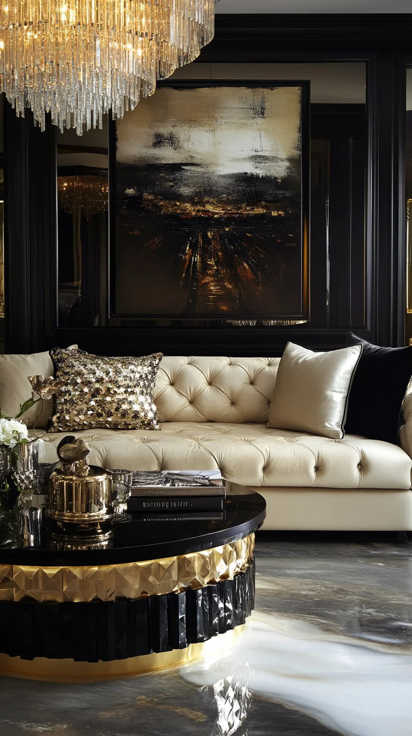 Luxe Contemporary Elegance: Achieve a Chic Living Room Aesthetic