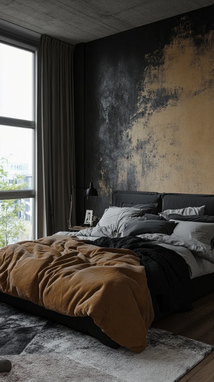 Luxe Minimalism: Elevate Your Bedroom with Earthy Tones and Textured Walls