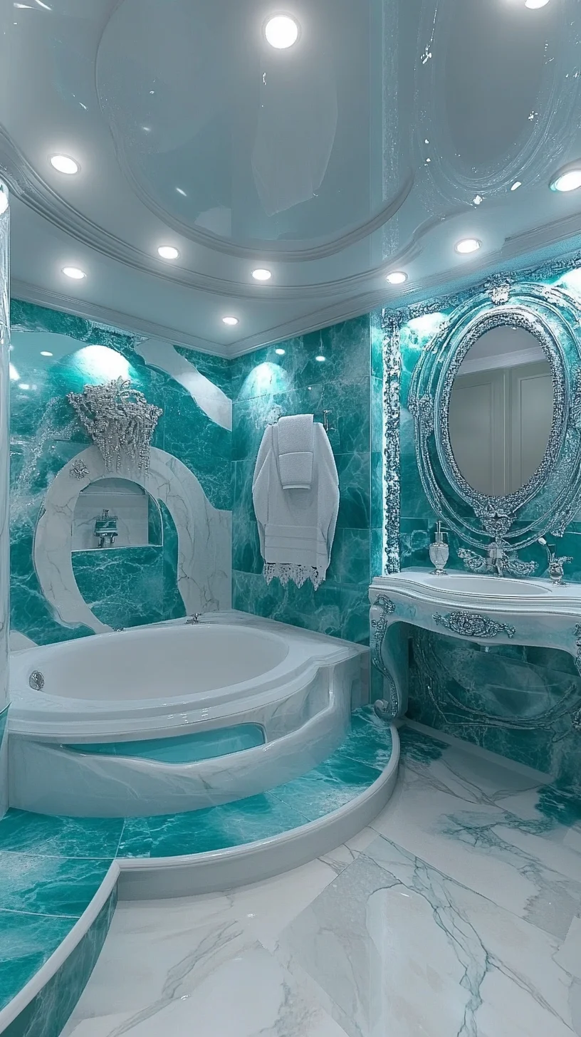 Luxurious Aqua Oasis: Elevate Your Bathroom Into a Spa-Like Retreat