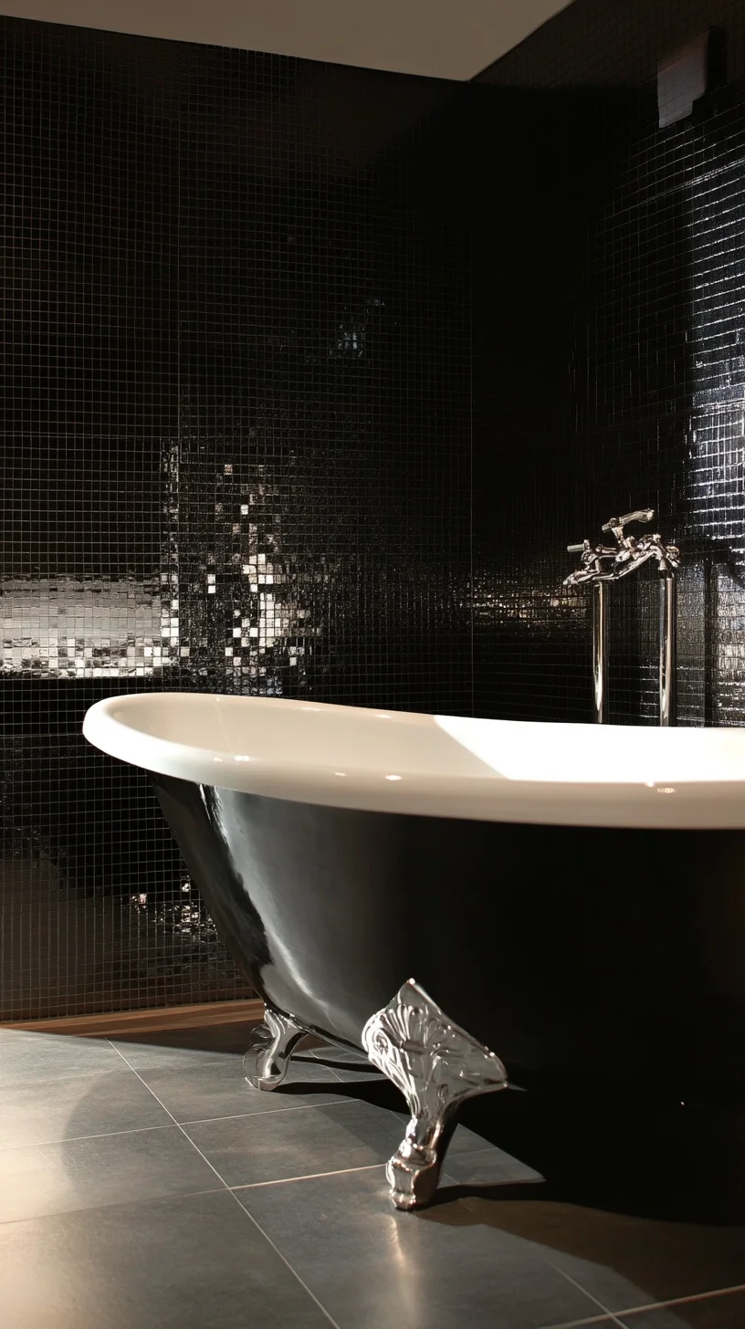 Luxurious Black and White Bathroom: A Timeless Retreat for Ultimate Relaxation