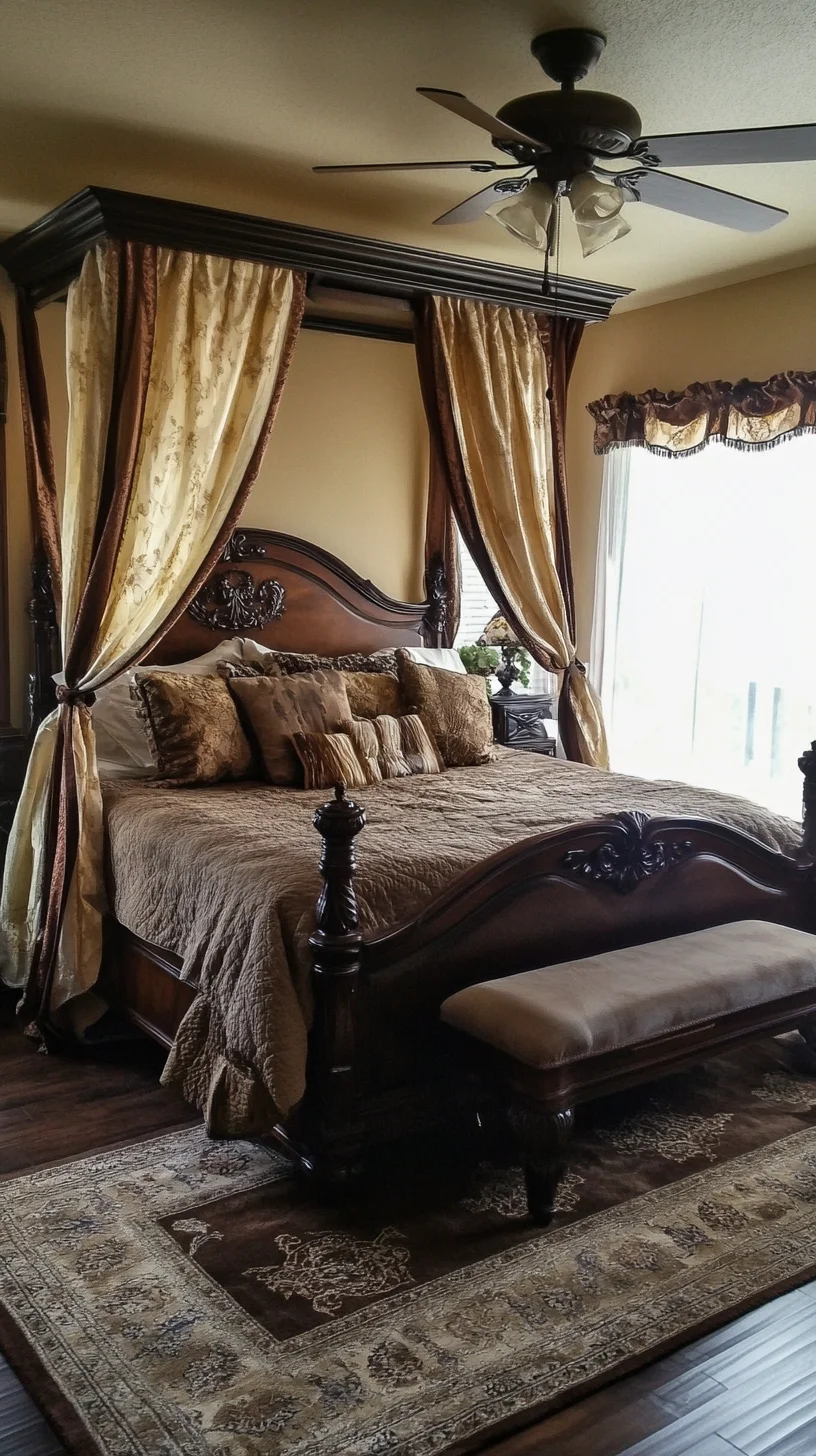 Luxurious Canopy Elegance: Transform Your Bedroom into a Regal Retreat