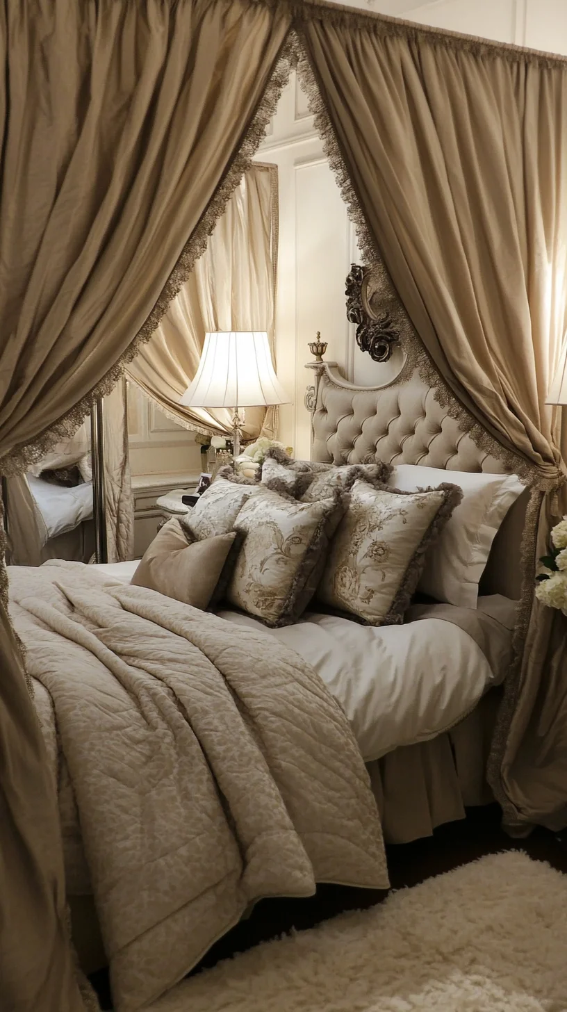 Luxurious Chic: Transform Your Bedroom with Elegant Canopy Décor