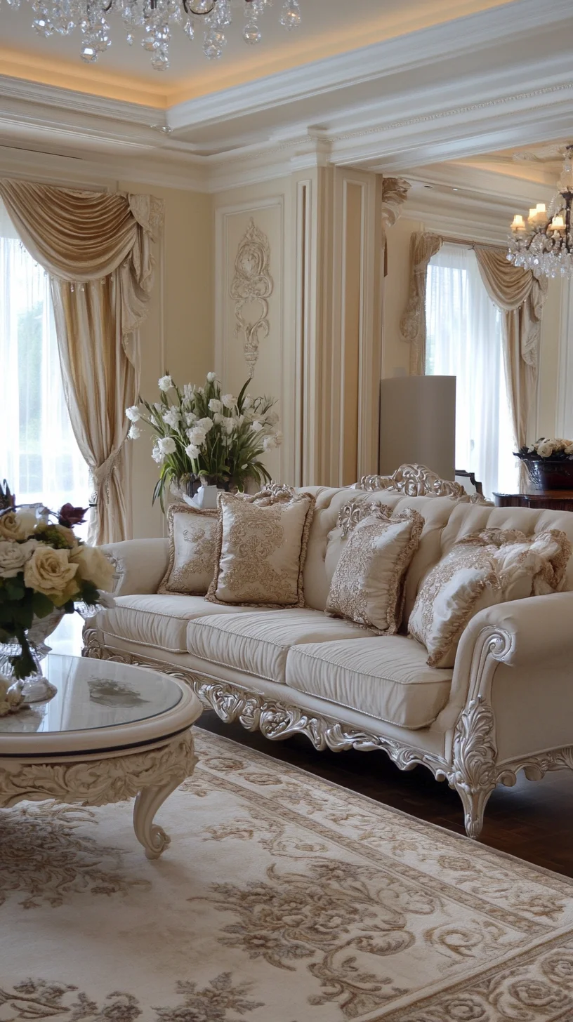 Luxurious Classic Elegance: Transform Your Living Room with Timeless Design