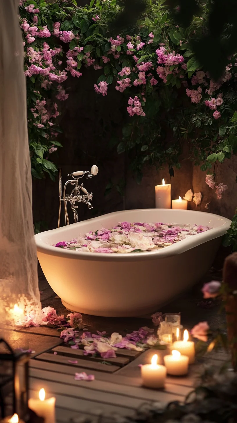 Luxurious Floral Retreat: Transform Your Bathroom into a Spa Sanctuary