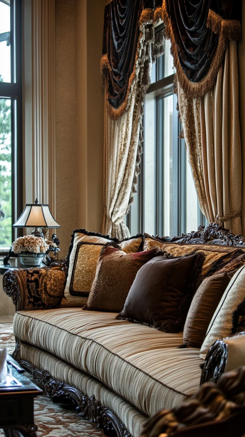 Luxurious Living: Elevate Your Space with Elegant Textures and Rich Fabrics