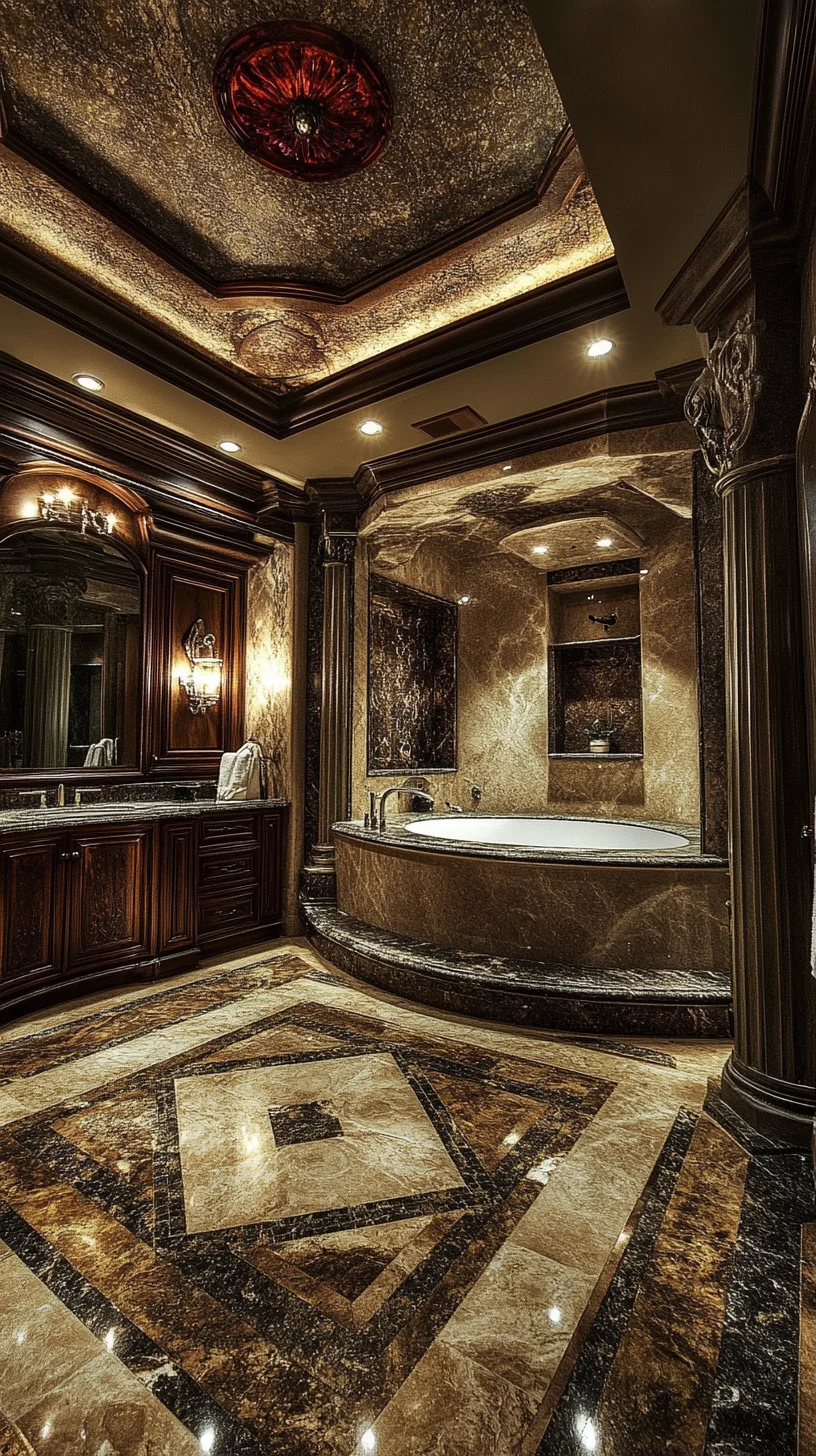 Luxurious Marble Bathtub Oasis: Elevate Your Bathroom to Spa-Like Elegance