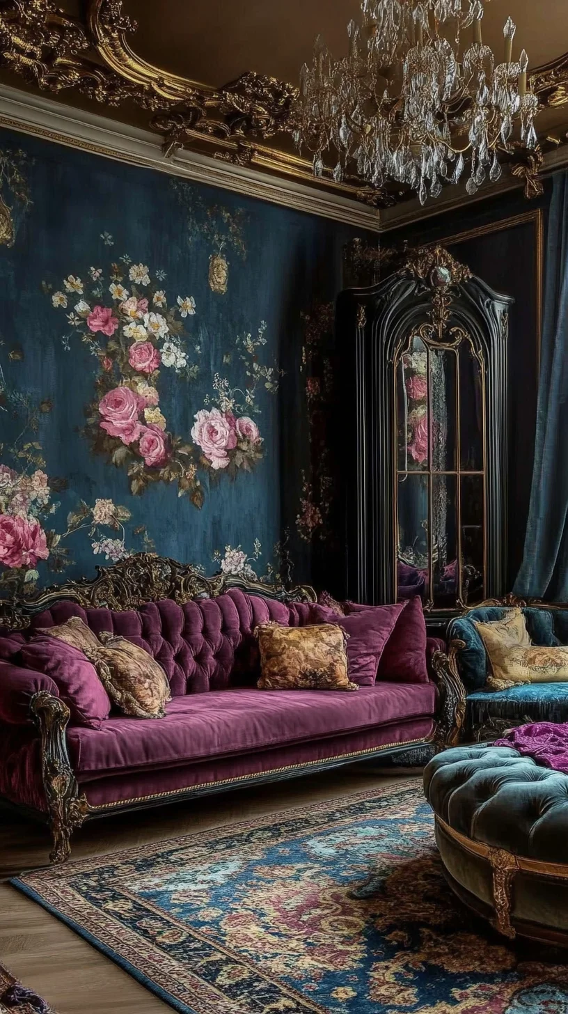 Luxurious Vintage Glam: How to Achieve a Romantic Floral Drench in Your Living Space