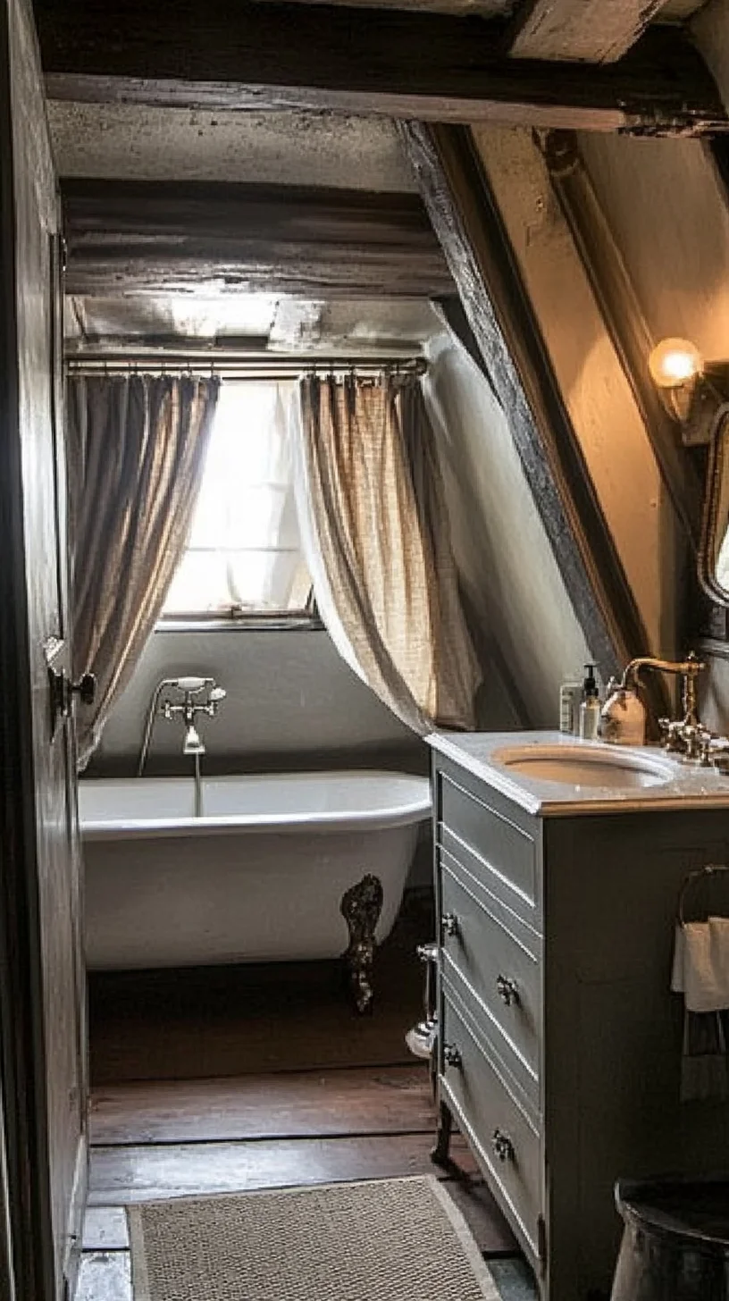 Rustic Elegance: Transform Your Bathroom into a Cozy, Vintage Retreat