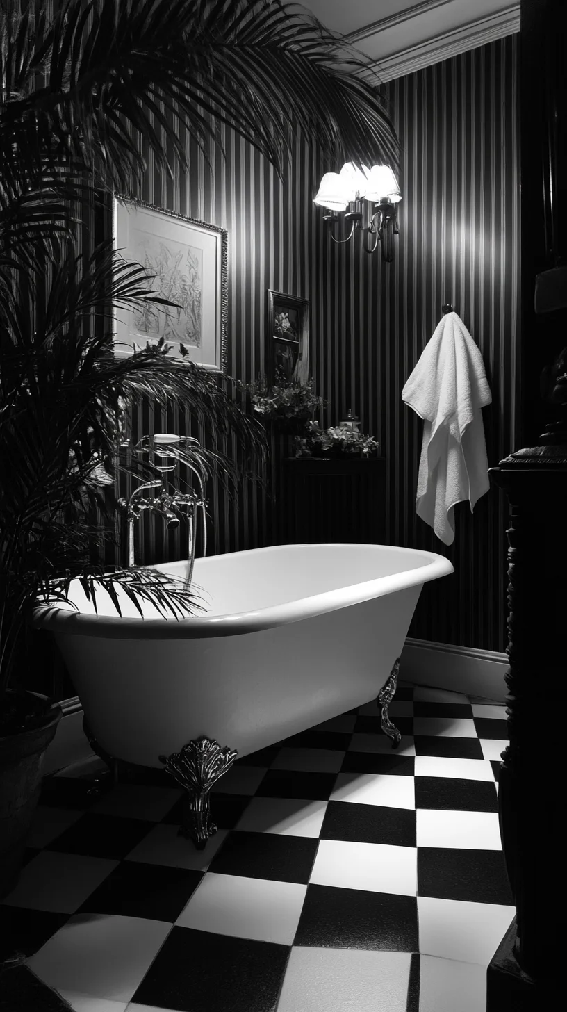 Timeless Elegance: Classic Black and White Bathroom Design