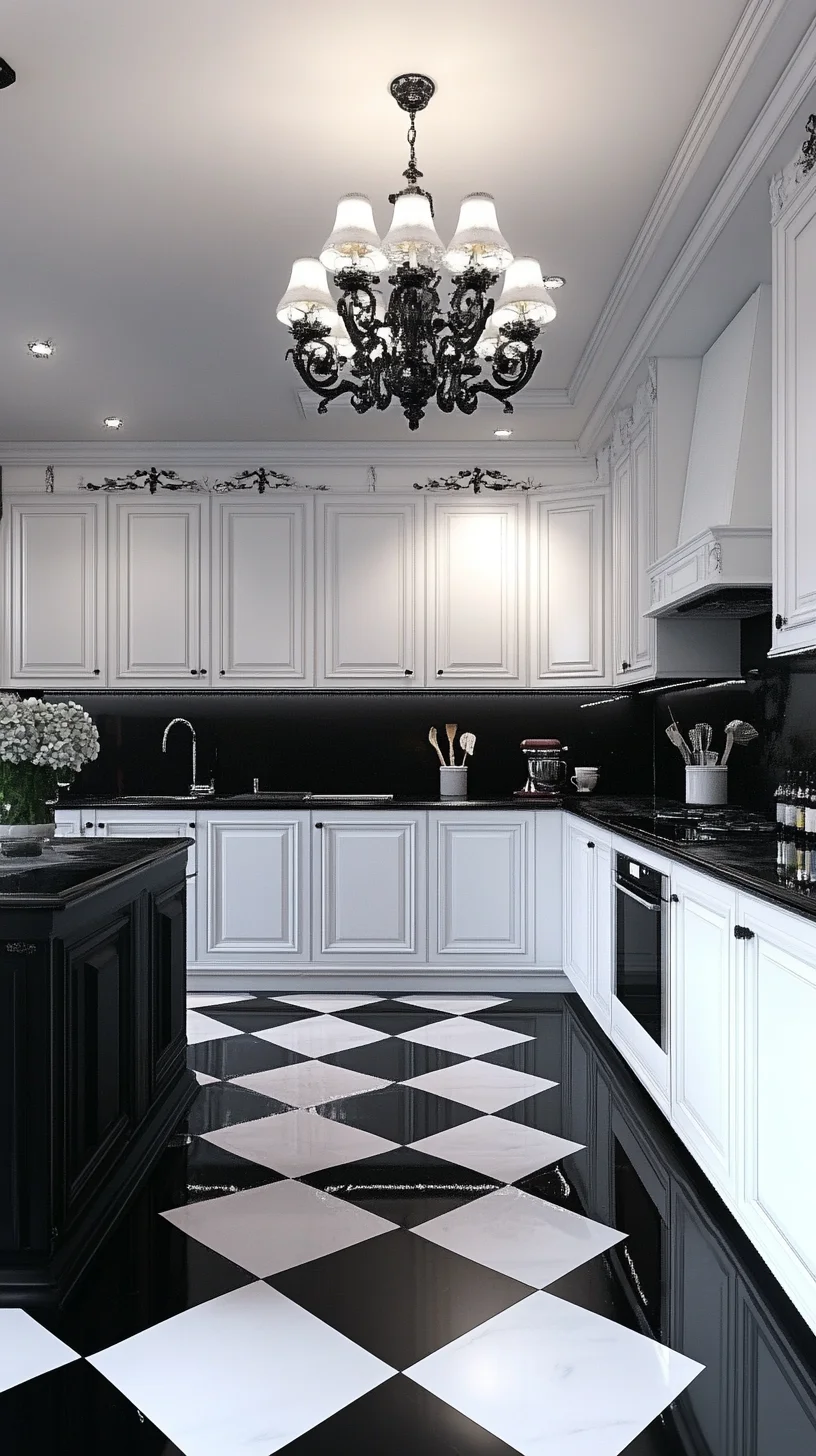 Timeless Elegance: The Allure of Black and White Kitchen Aesthetics