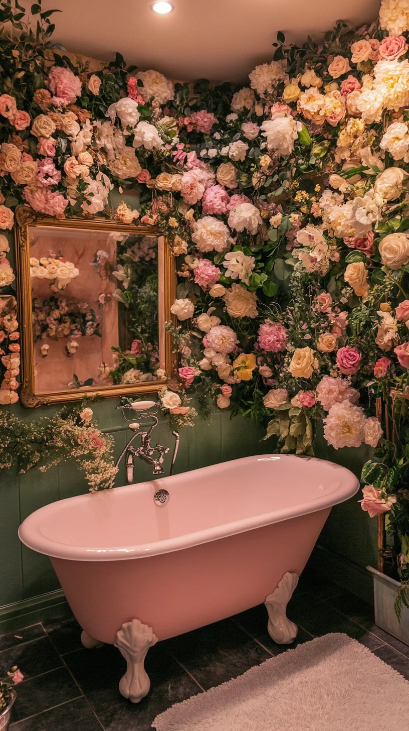 Transform Your Bath into a Floral Sanctuary: The Romantic Garden Vibe