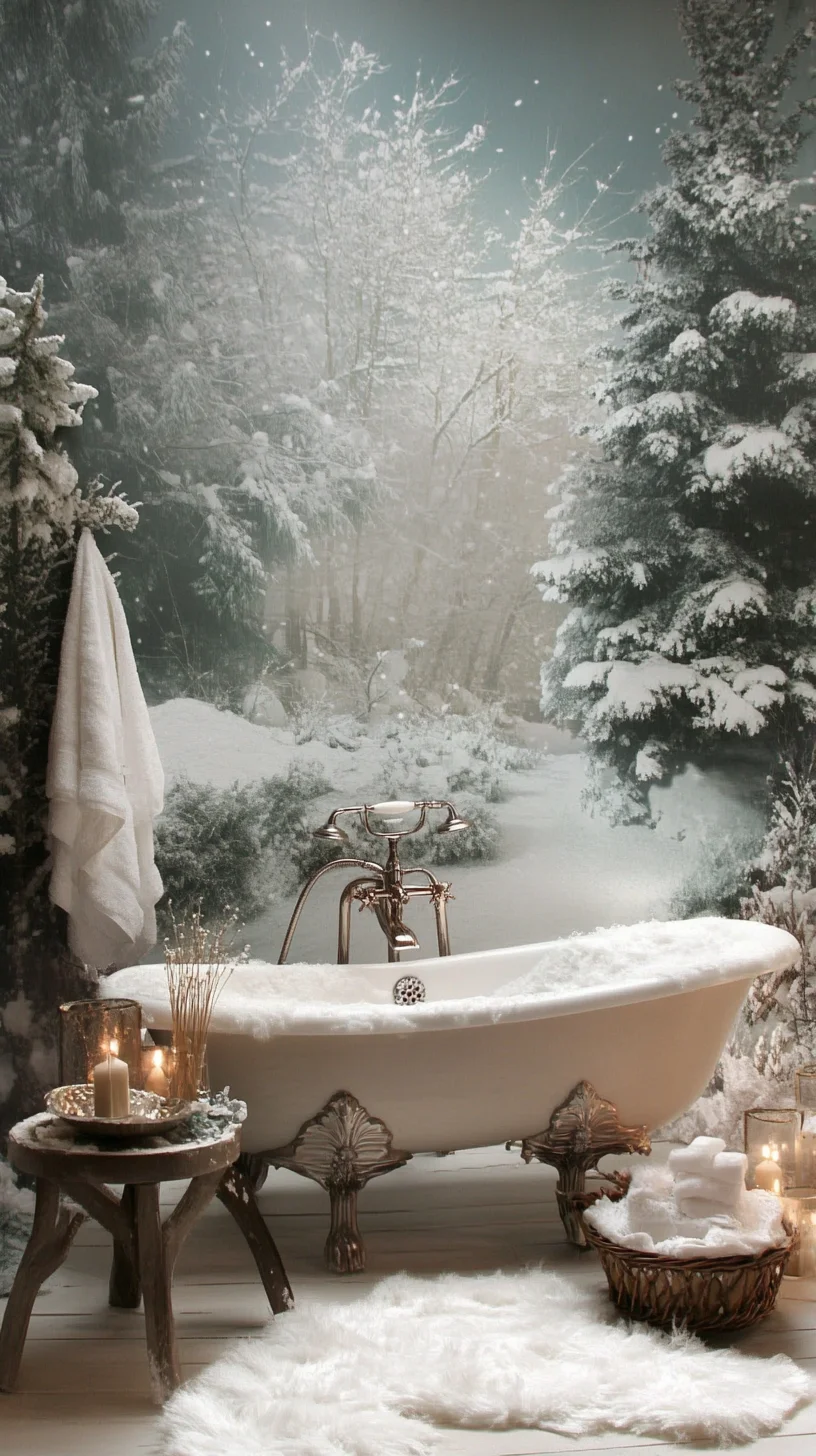 Transform Your Bathroom into a Cozy Winter Wonderland Retreat