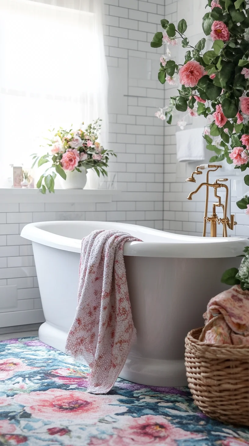 Transform Your Bathroom into a Floral Oasis: Cozy & Chic Decor Ideas