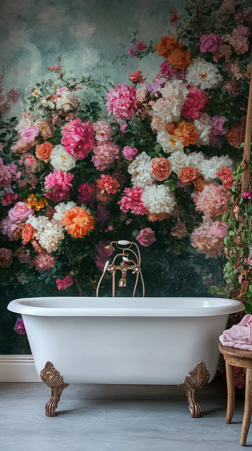 Transform Your Bathroom into a Floral Oasis with Elegant Decor