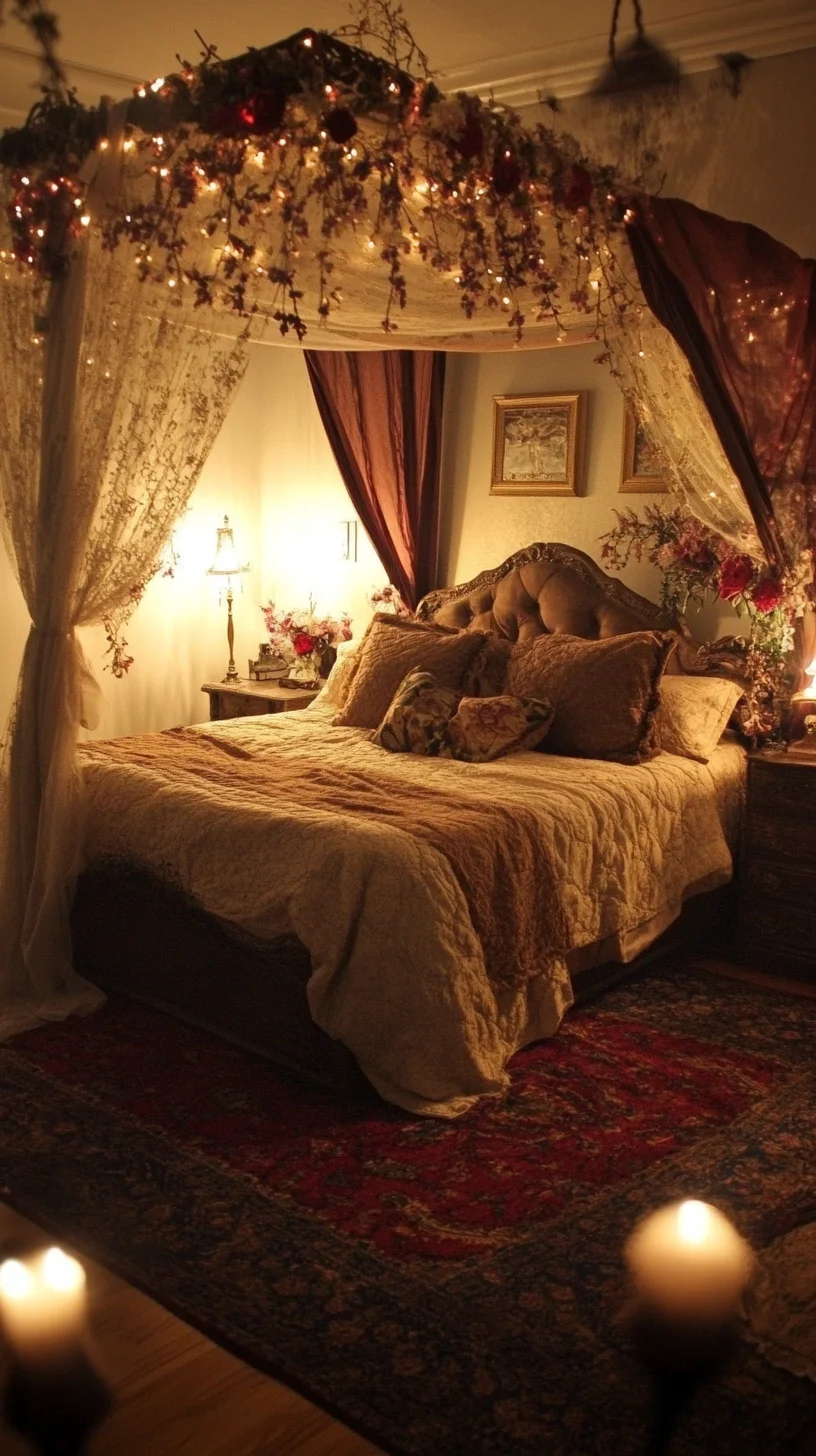 Transform Your Bedroom into a Cozy Fairy Haven with Romantic Canopy Décor