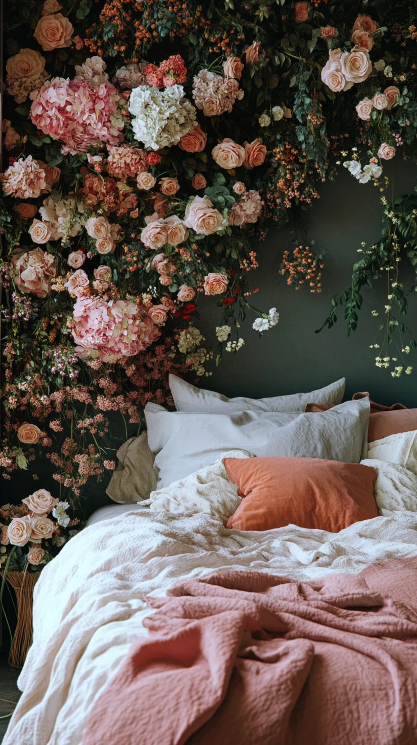 Transform Your Bedroom into a Floral Paradise with Effortless Elegance