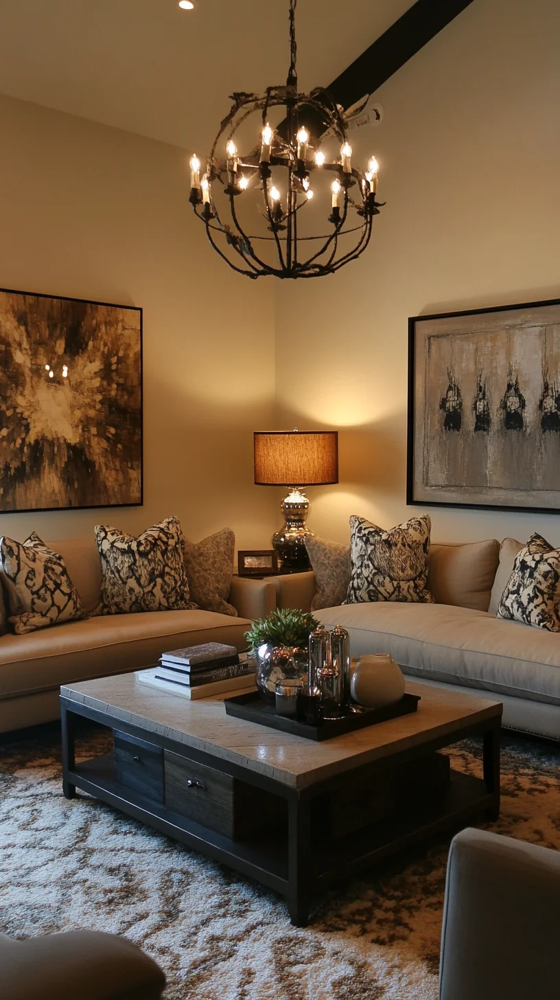 Transform Your Living Space with Rustic Elegance and Cozy Comfort