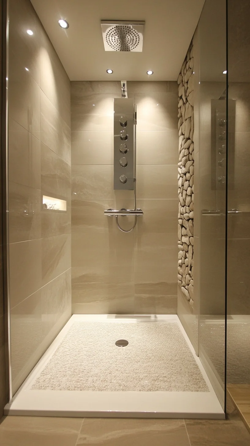 Transform Your Shower with Luxurious Stone and Sleek Modern Design