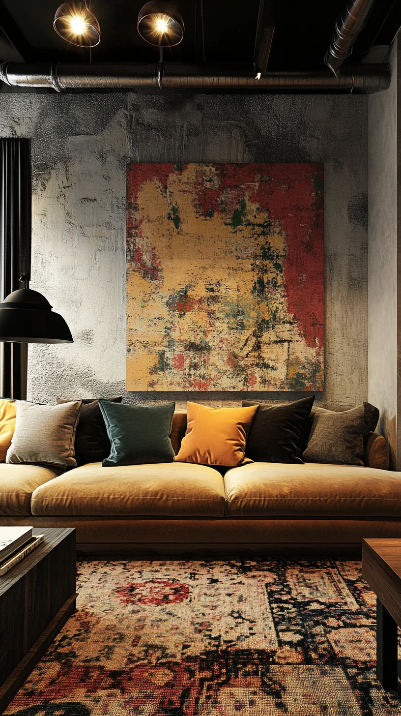 Transform Your Space: Embrace Eclectic Minimalism with Bold Art and Cozy Textures