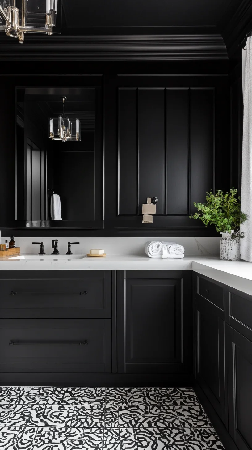 Transform Your Space: Stunning Black and White Bathroom Elegance