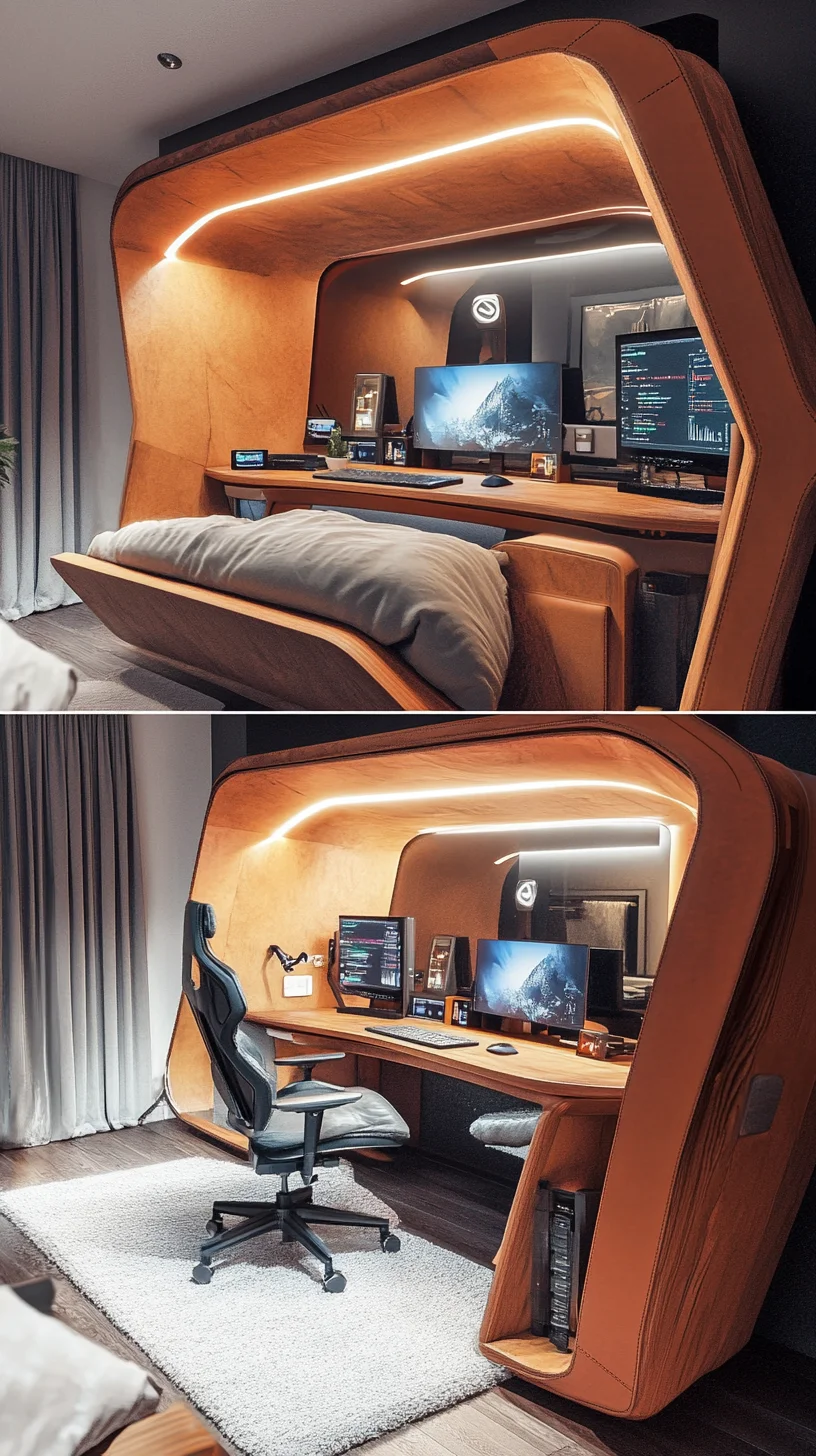 Transform Your Space with a Sleek, Cozy Gaming Nook Design