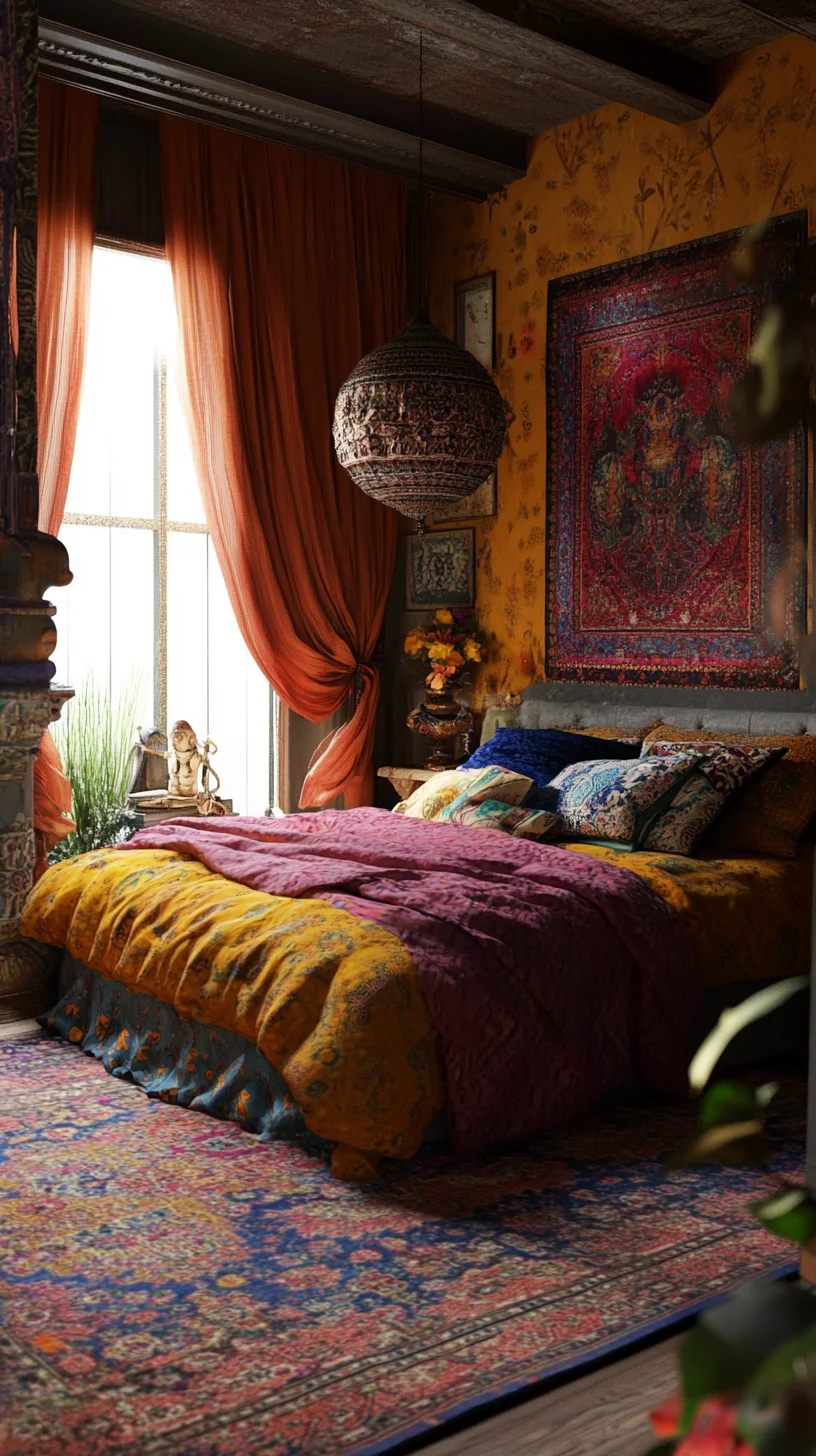 Transform Your Space with Bohemian Warmth and Rich Textiles