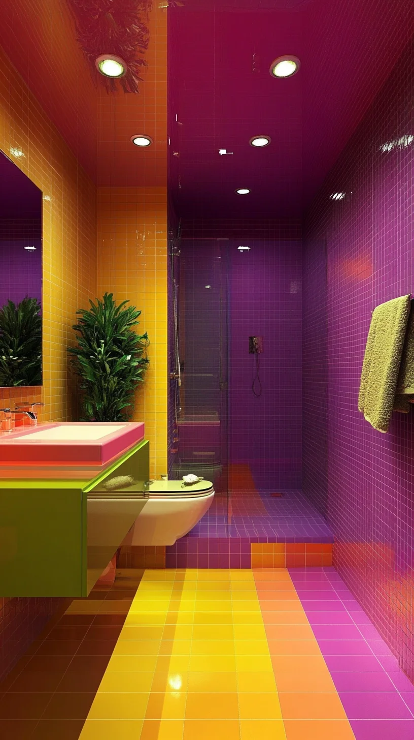 Transform Your Space with Bold and Playful Colorful Bathroom Décor