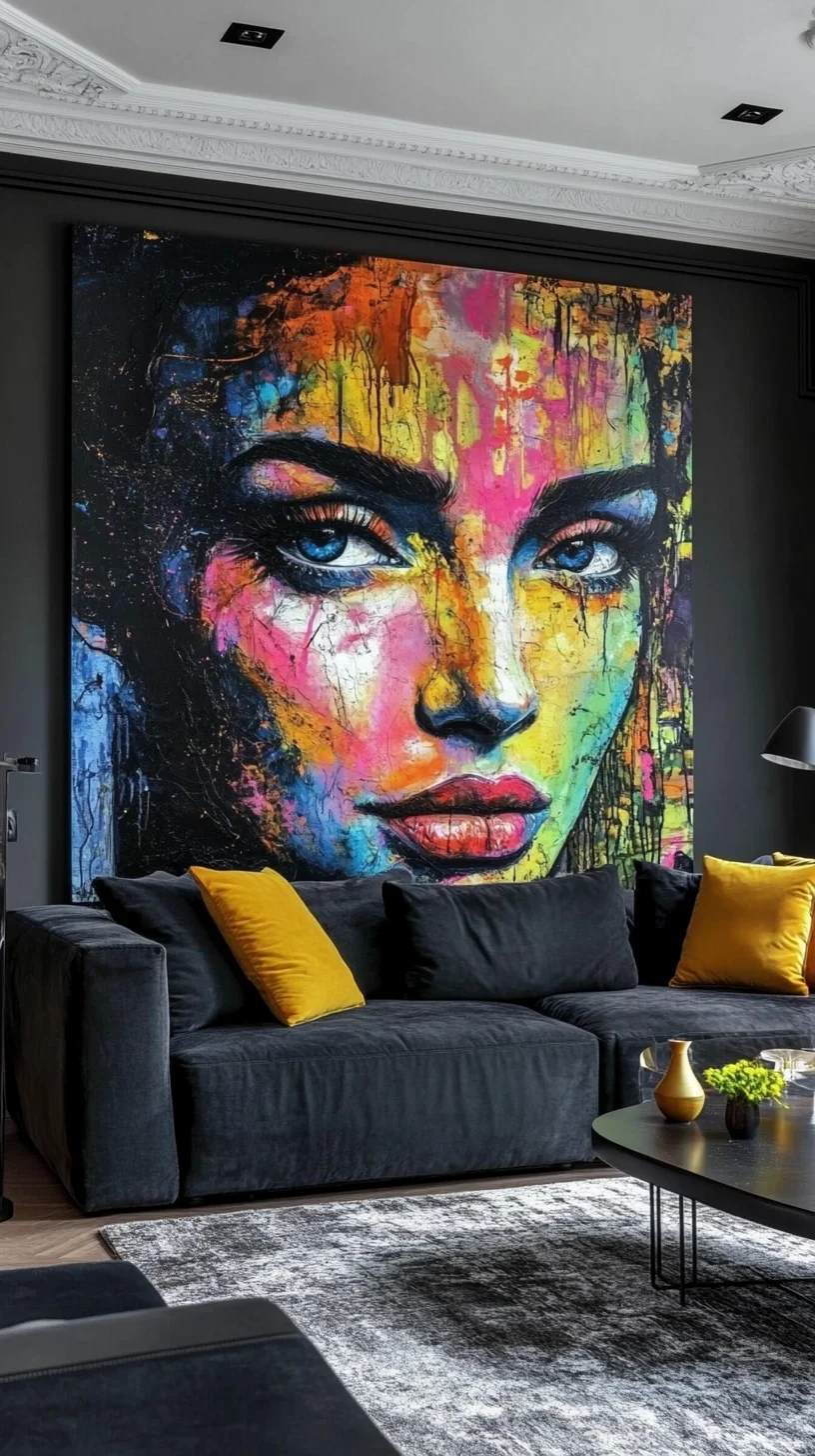 Transform Your Space with Bold Colors: Vibrant Pop Art for Modern Living Rooms