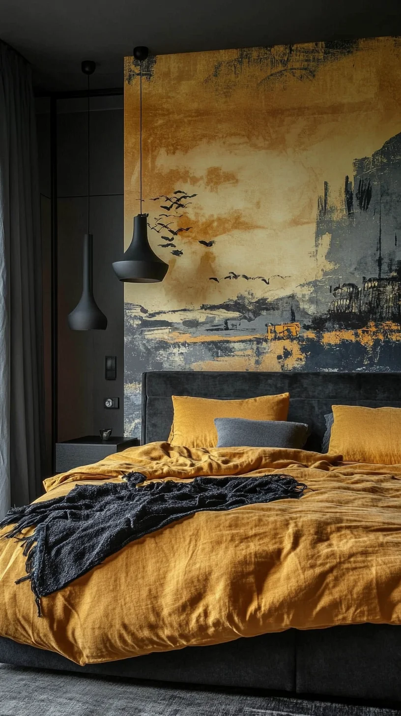 Transform Your Space with Bold Earth Tones and Artistic Accents