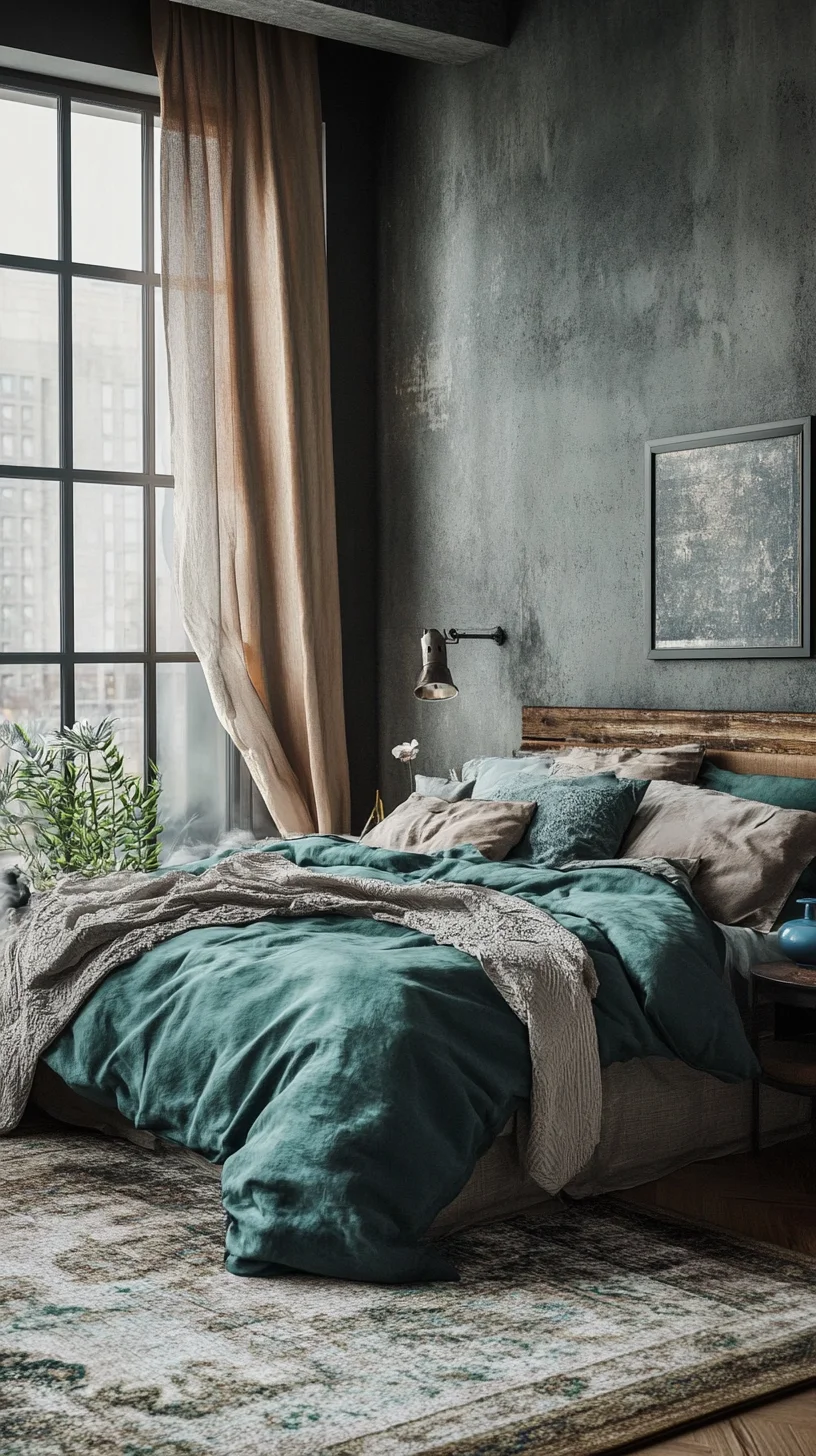 Transform Your Space with Cozy Industrial Chic: A Bedroom Oasis