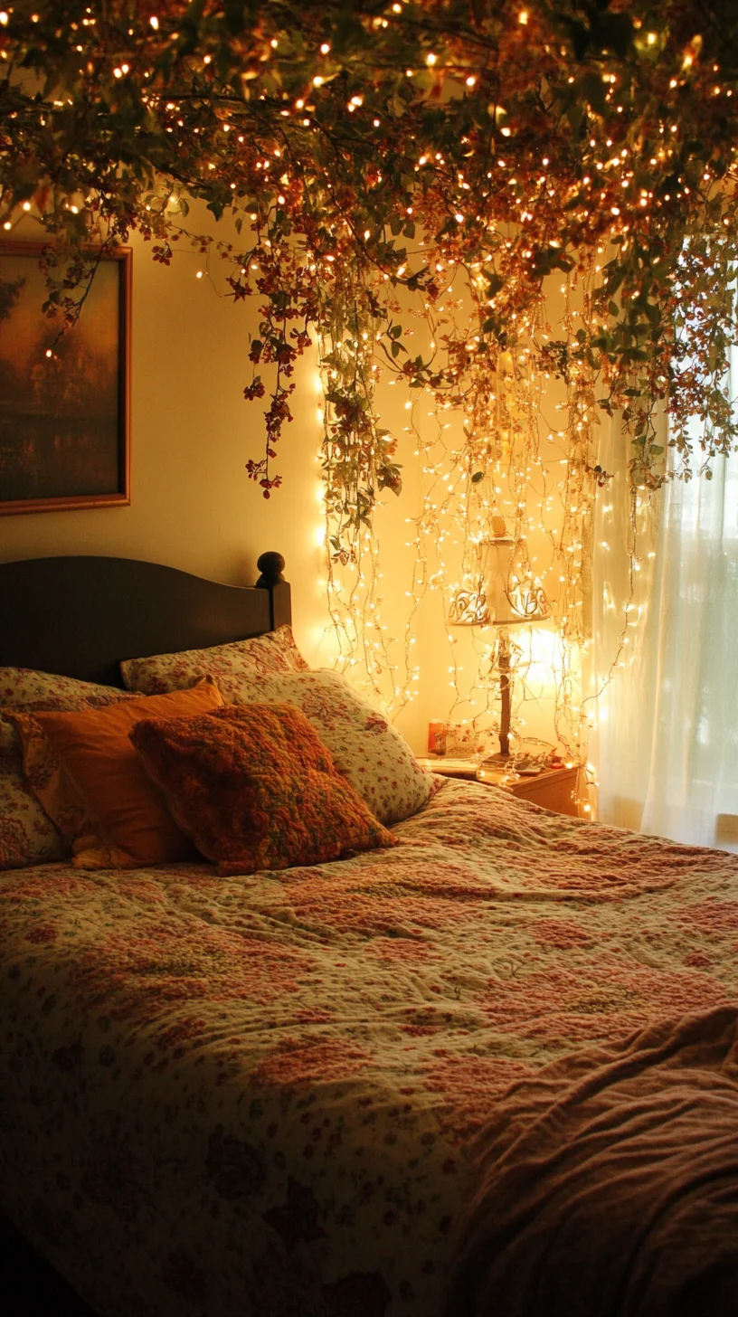 Transform Your Space with Enchanting Fairy Light Canopy