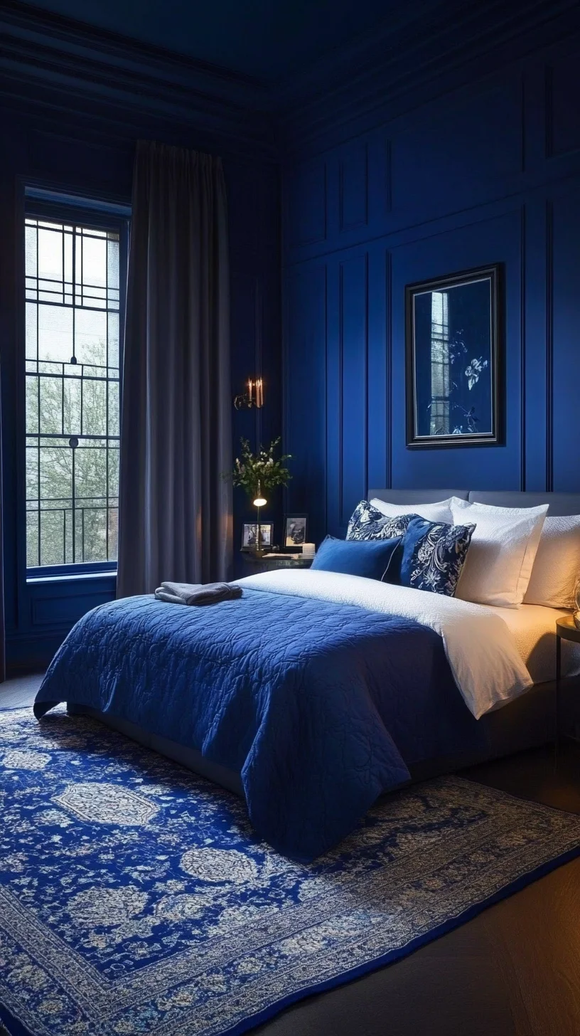 Transform Your Space with Luxurious Navy Blue Elegance