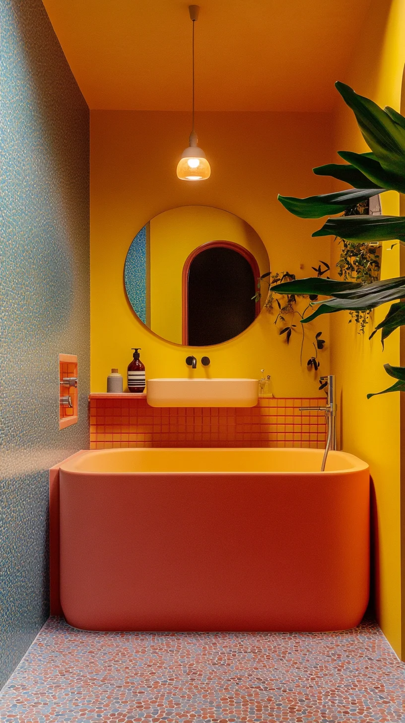 Transform Your Space with Vibrant Retro-Inspired Bathroom Bliss