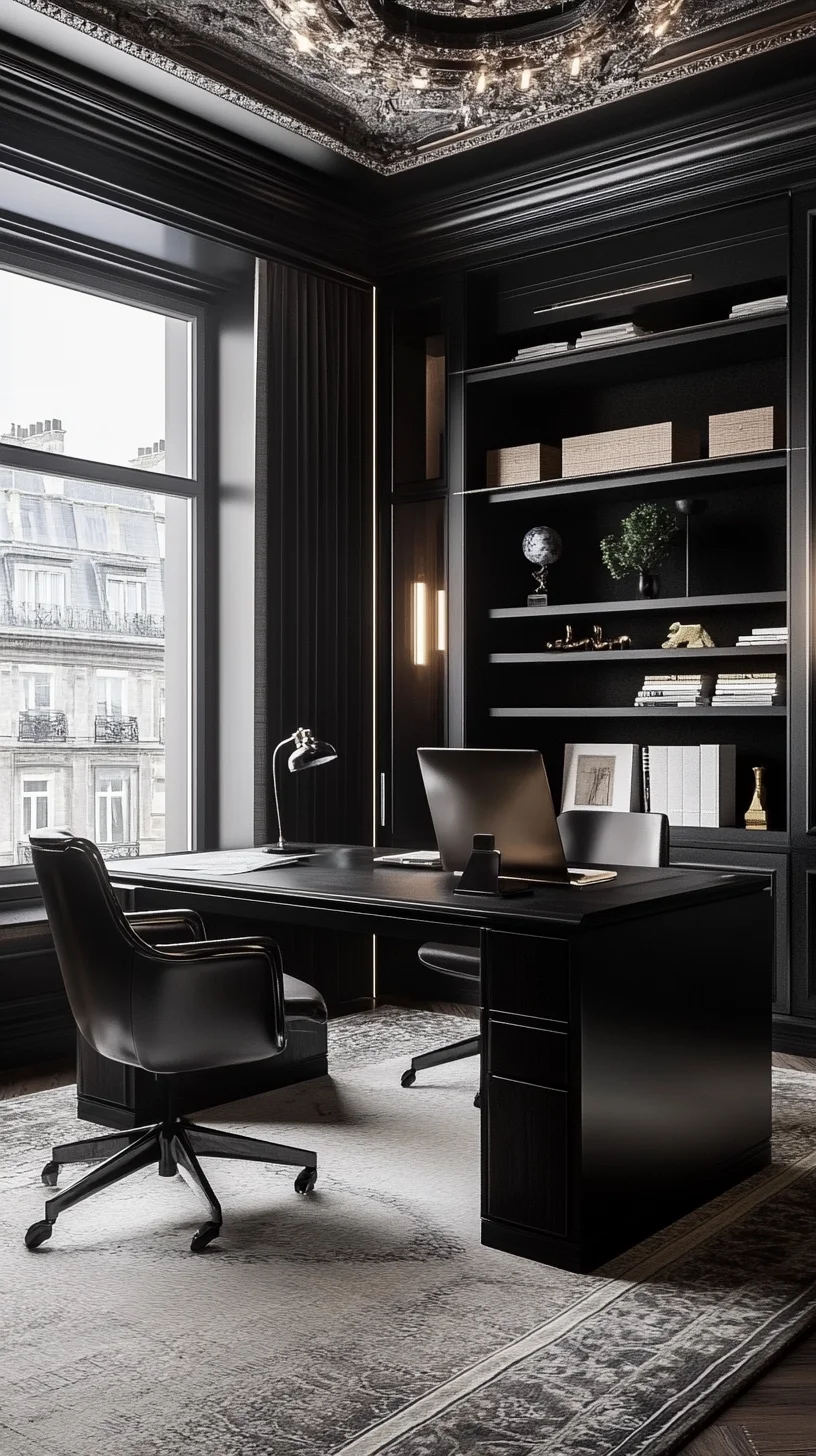 Transform Your Workspace with Chic Minimalism: A Stylishly Modern Office Design