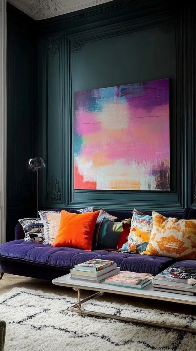 Vibrant Elegance: A Perfect Blend of Bold Colors and Contemporary Design