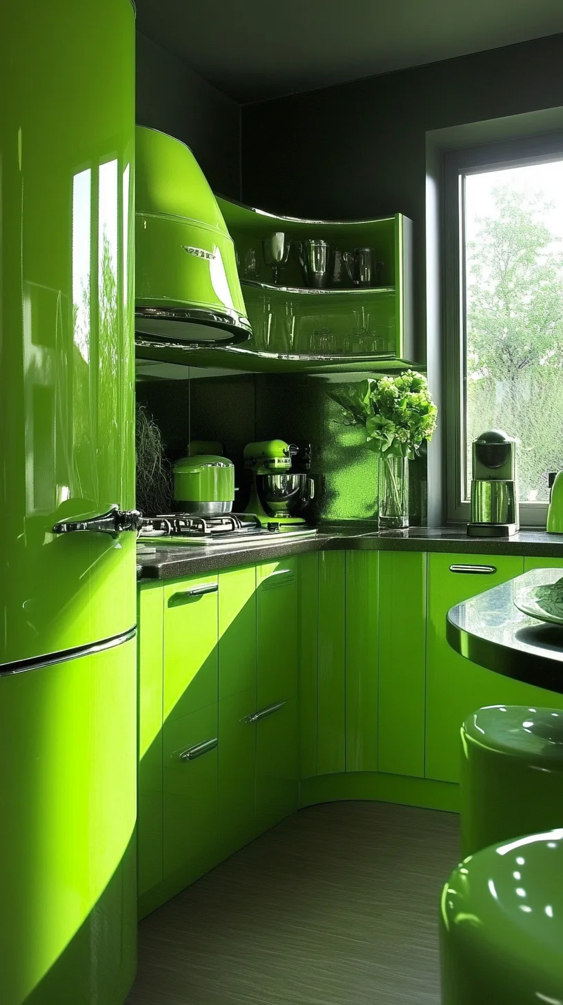 Vibrant Green: Infuse Your Kitchen with Freshness and Style