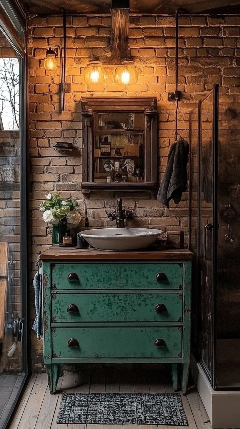 Vintage Charm Meets Modern Comfort: The Rustic Bathroom Revamp